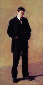 Thomas Eakins : The Thinker, Portrait of Louis N. Kenton